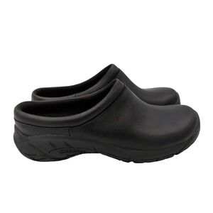 Merrell Womens Encore Nova 4 Black Leather Slip On Clogs J002112 Size 10